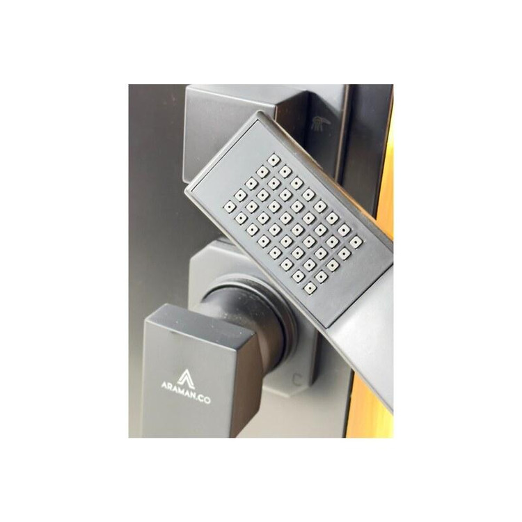 پنل دوش حمام آرامان مدل YB-5844 MB استیل 304
