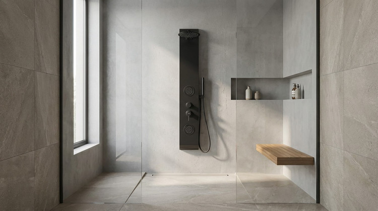 پنل دوش حمام آرامان مدل YB-5653 استیل 304