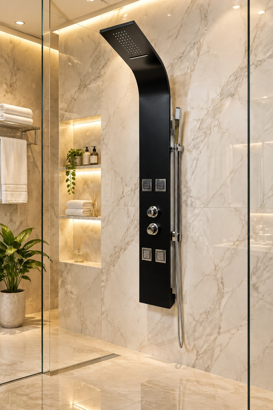 پنل دوش حمام آرامان مدل YB-5508 استیل 304